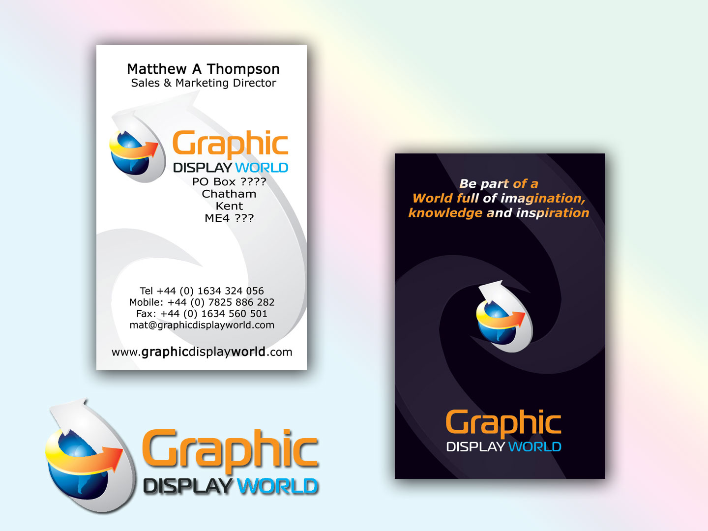 Design de Carte de Visite par Nido Design pour Graphic Display World | Design #35804