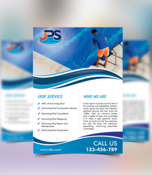 Design de Flyer par ecorokerz pour JPS POOL SERVICE | Design #13217739