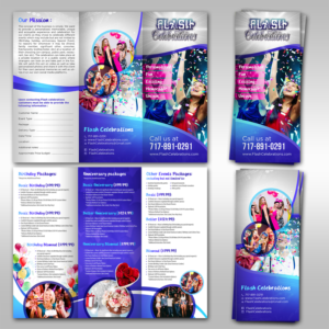 Diseño de Flyer por creative.bugs para Flash Celebrations | Diseño: #13191711