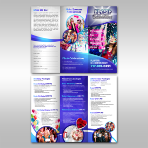 Diseño de Flyer por creative.bugs para Flash Celebrations | Diseño: #13214314