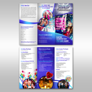 Diseño de Flyer por creative.bugs para Flash Celebrations | Diseño: #13333862