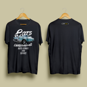 I run an automotive repair and sales business. I need a t shirt/unform design that looks bold and mo | T-shirt Design by Filo F