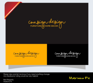 Logo Design by Mariono Fx for Consign Design | Design: #13173003
