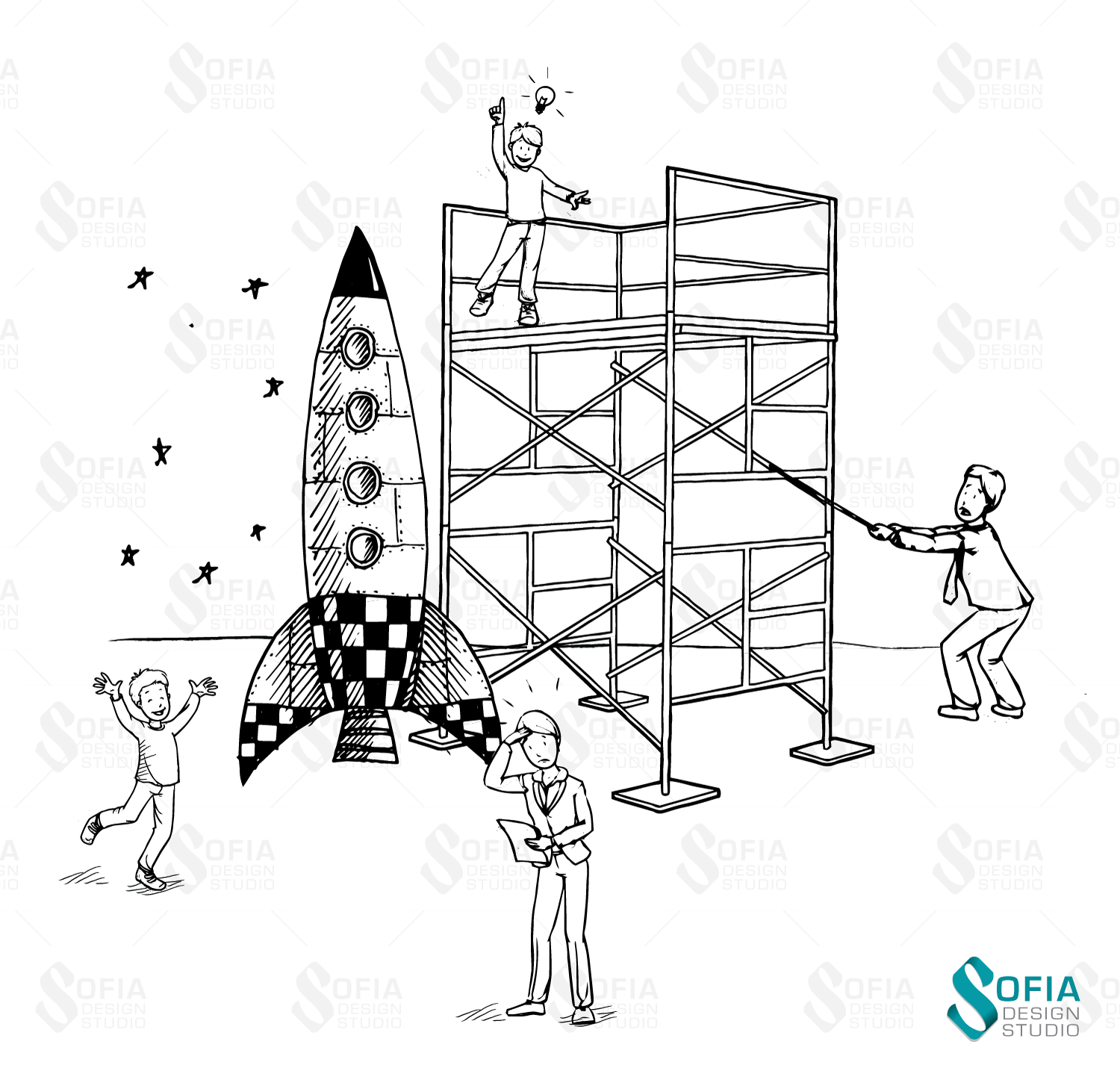 Design Illustration par SofiaDesignStudio pour ce projet | Design #13210281