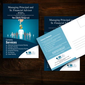 Postcard Design by uk for The Liberty Group, LLC | Design: #13168523