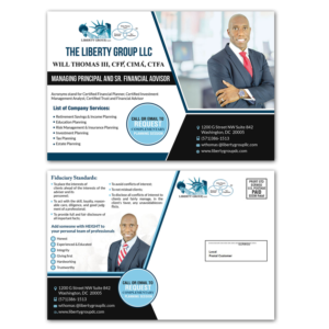 Postcard Design by creative.bugs for The Liberty Group, LLC | Design: #13316950
