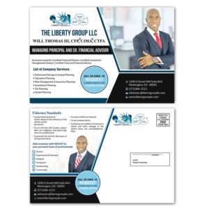 Postcard Design by creative.bugs for The Liberty Group, LLC | Design: #13328532