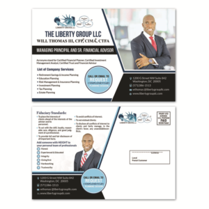 Postcard Design by creative.bugs for The Liberty Group, LLC | Design: #13341188