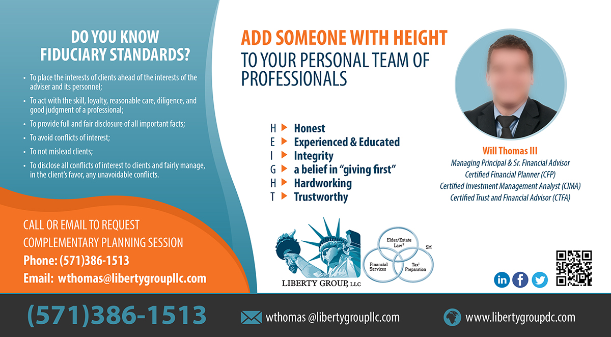 Postcard Design by VEGA-Designs for The Liberty Group, LLC | Design #13184792