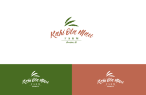 Logo Design by GLDesigns for Kahi Ola Mau Farm | Design: #13165331