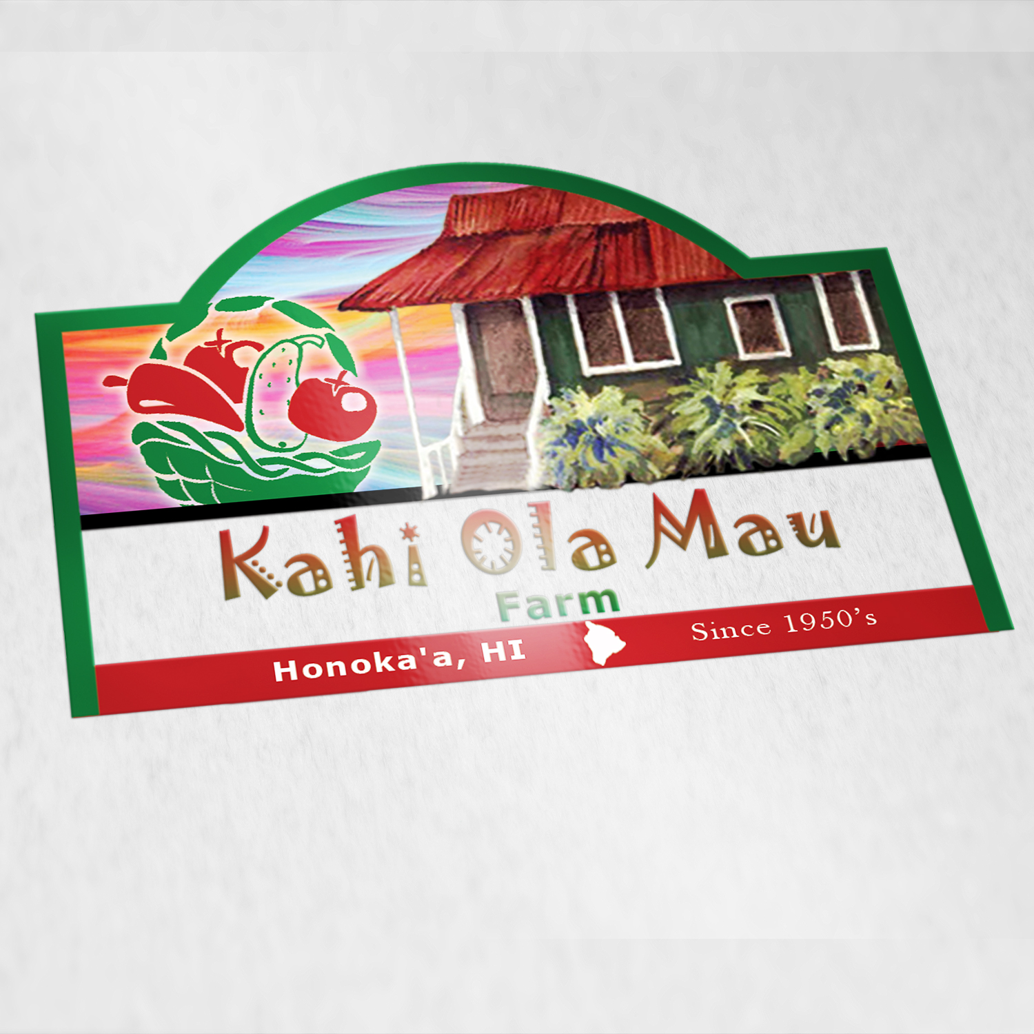 Logo Design by Buddy Caprice for Kahi Ola Mau Farm | Design #13288091