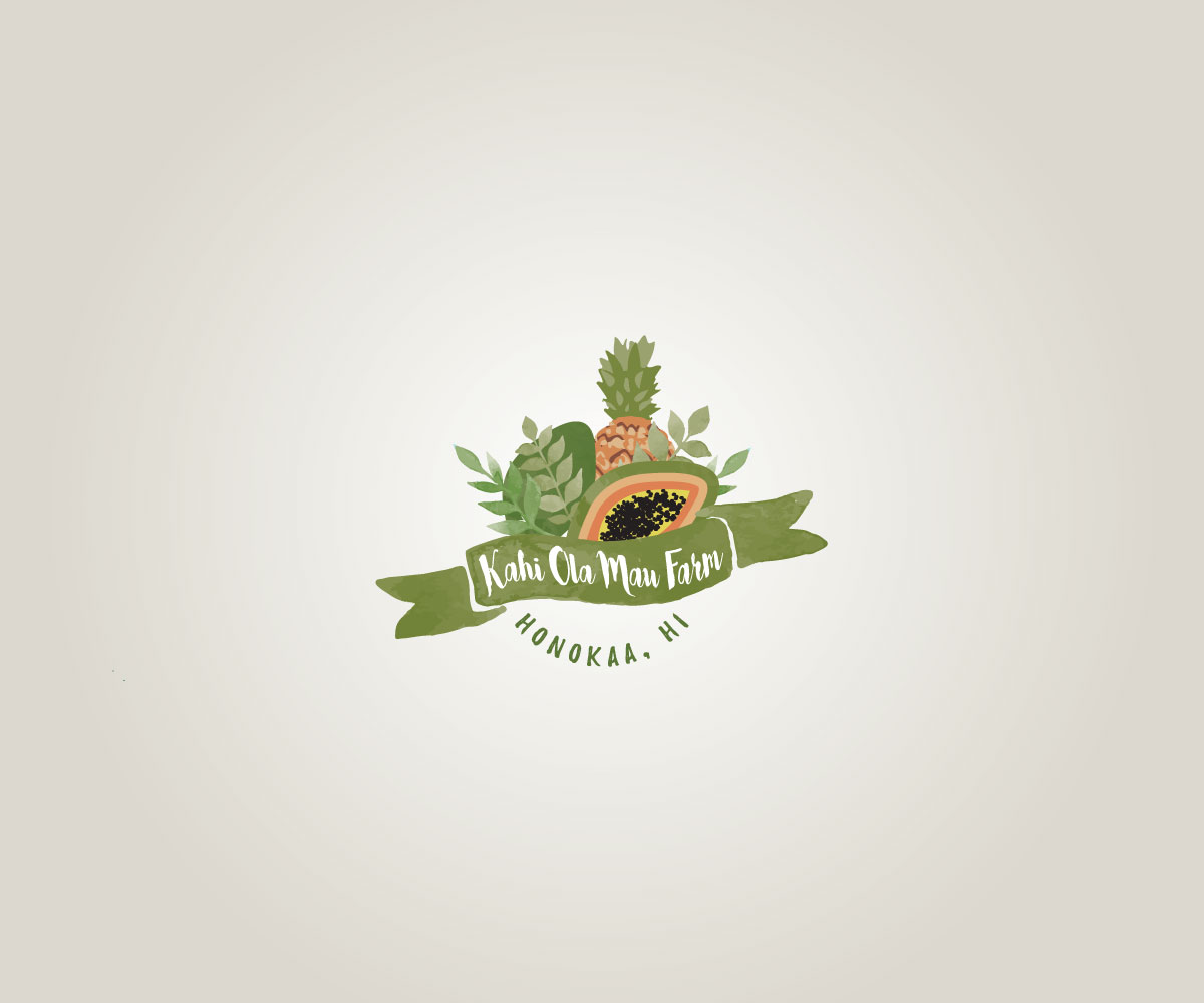 Logo Design by ackocar for Kahi Ola Mau Farm | Design #13198280