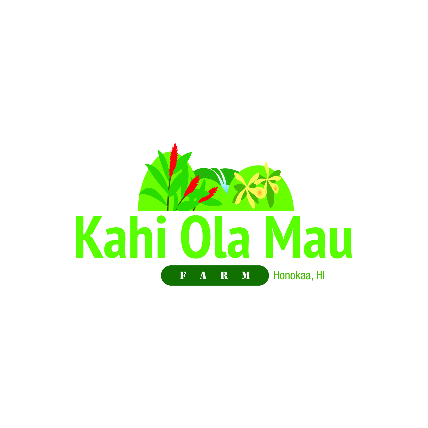 Logo Design by Taiki Design for Kahi Ola Mau Farm | Design #13251601