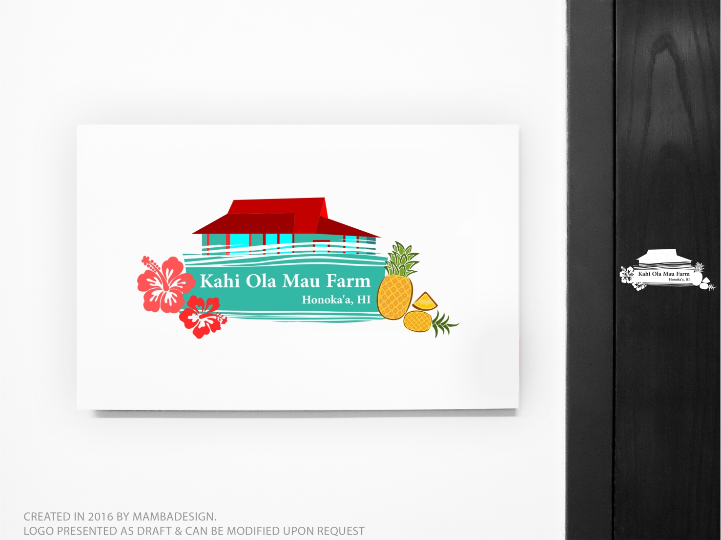Logo Design by MambaDesign for Kahi Ola Mau Farm | Design #13222963