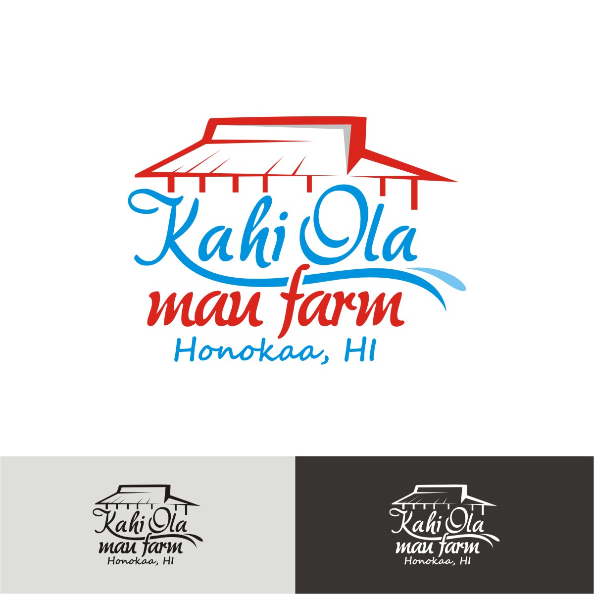 Logo Design by webeezine for Kahi Ola Mau Farm | Design #13192054
