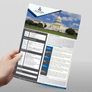 Design de Flyer par creative.bugs pour Alston Global Strategies LLC | Design : #13294257