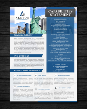 Design de Flyer par ecorokerz pour Alston Global Strategies LLC | Design : #13306616