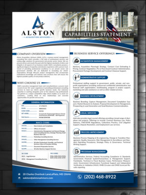 Flyer Design by innovative earth for Alston Global Strategies LLC | Design: #13321306