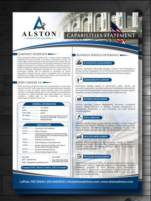 Flyer Design by innovative earth for Alston Global Strategies LLC | Design: #13340889