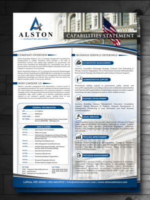 Flyer Design by innovative earth for Alston Global Strategies LLC | Design: #13350911
