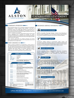 Flyer Design by innovative earth for Alston Global Strategies LLC | Design: #13351031