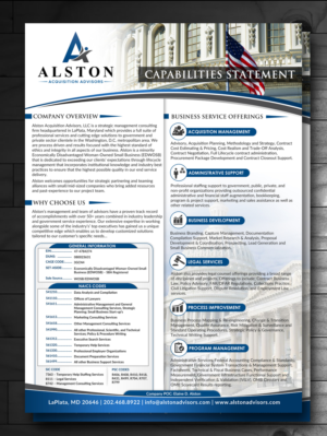 Flyer Design by innovative earth for Alston Global Strategies LLC | Design: #13357193