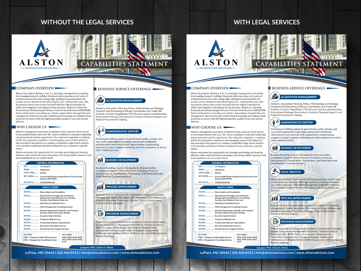 Design de Flyer par innovative earth pour Alston Global Strategies LLC | Design #13363377