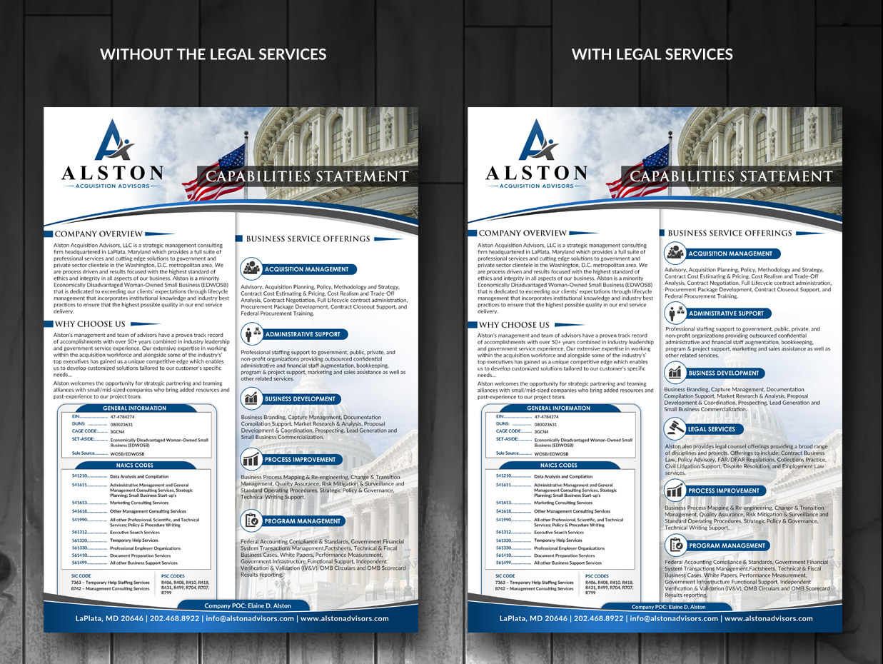 Flyer Design by innovative earth for Alston Global Strategies LLC | Design #13379342