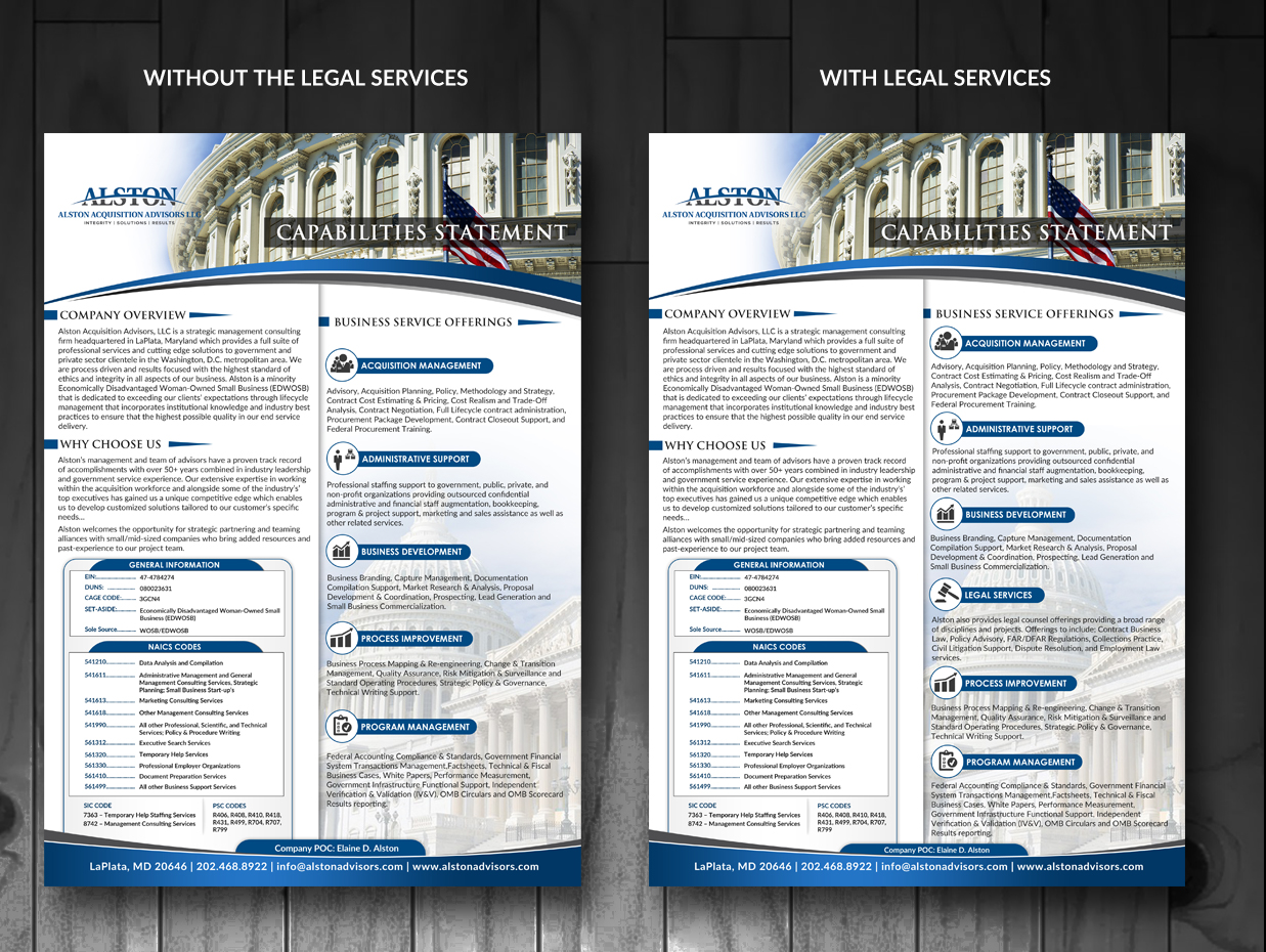 Design de Flyer par innovative earth pour Alston Global Strategies LLC | Design #13390787