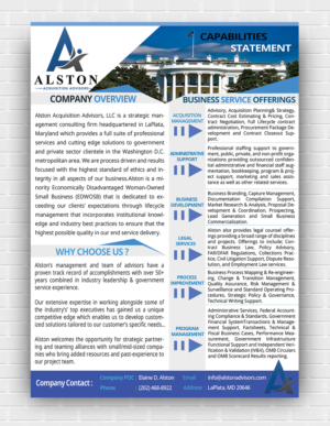 Design de Flyer par Fardinkhan194 pour Alston Global Strategies LLC | Design : #13374972