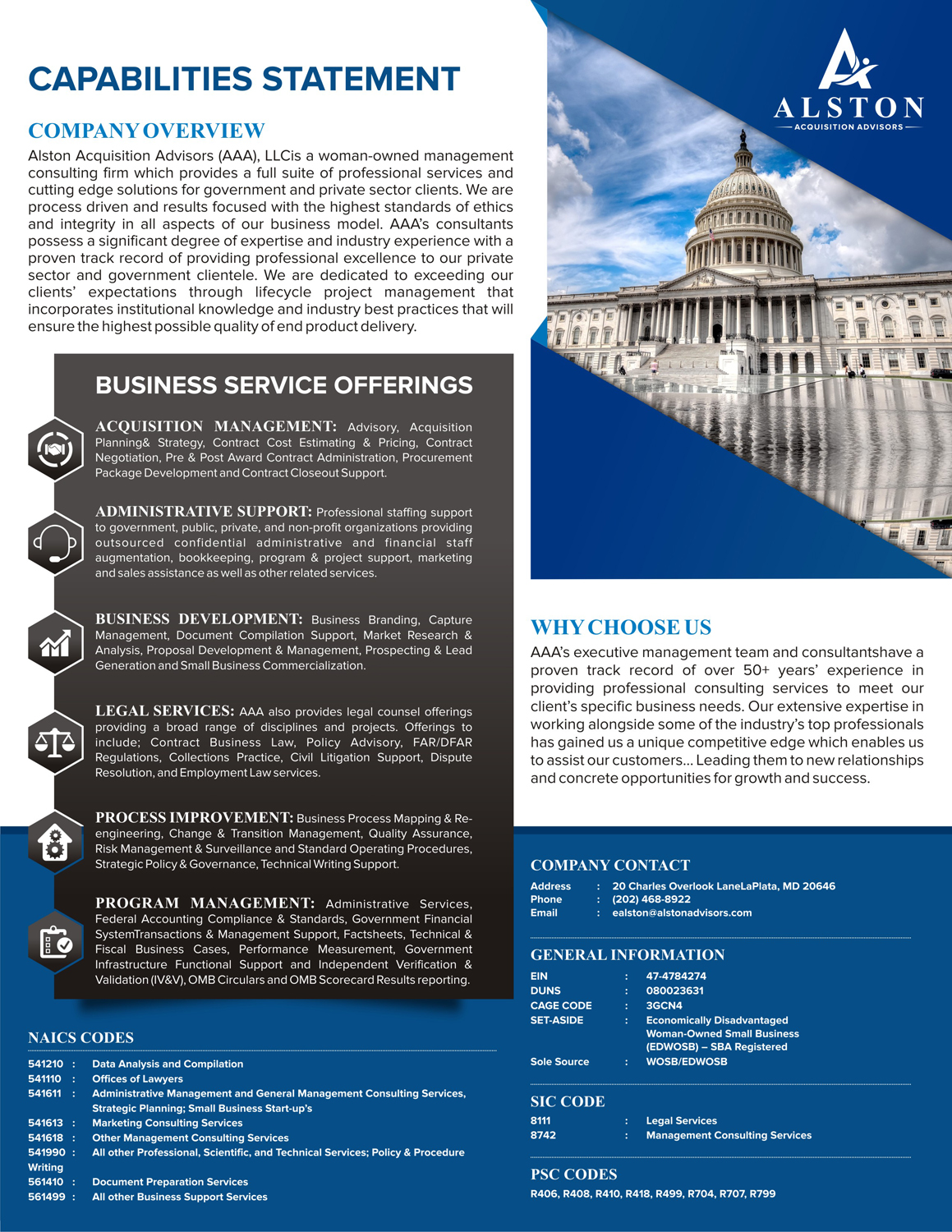 Design de Flyer par Marketing Wings pour Alston Global Strategies LLC | Design #13310765