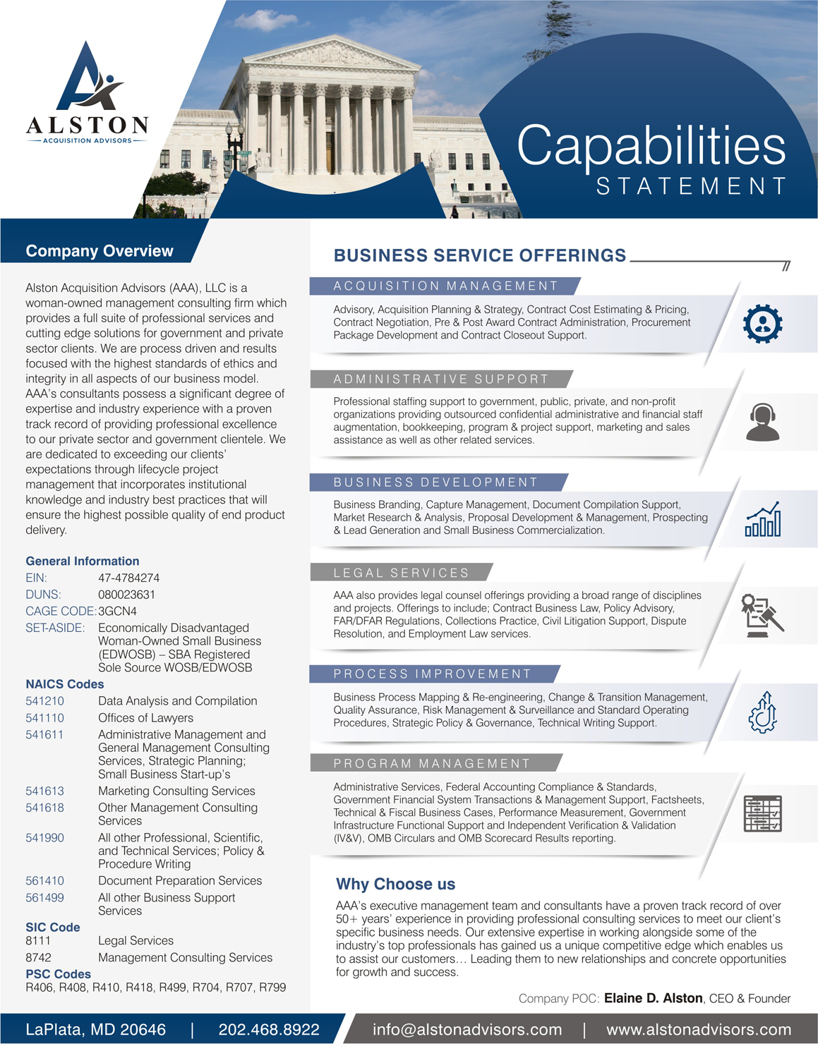 Design de Flyer par Marketing Wings pour Alston Global Strategies LLC | Design #13333415