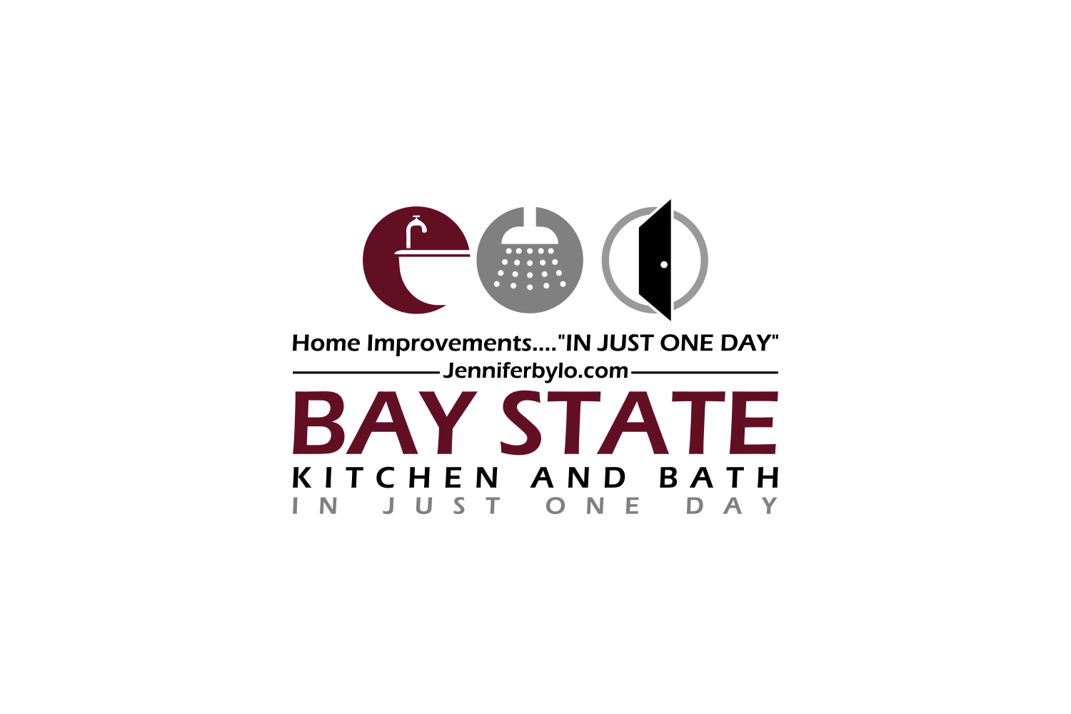 Logo Design by M. kumari for Bay State Kitchen and Bath/Doors in a Day of Boston taest | Design: #13197682