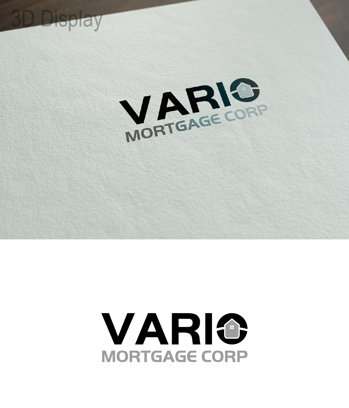 Logo Design by 3Guys for Vario Mortgage Corp. | Design #13197488