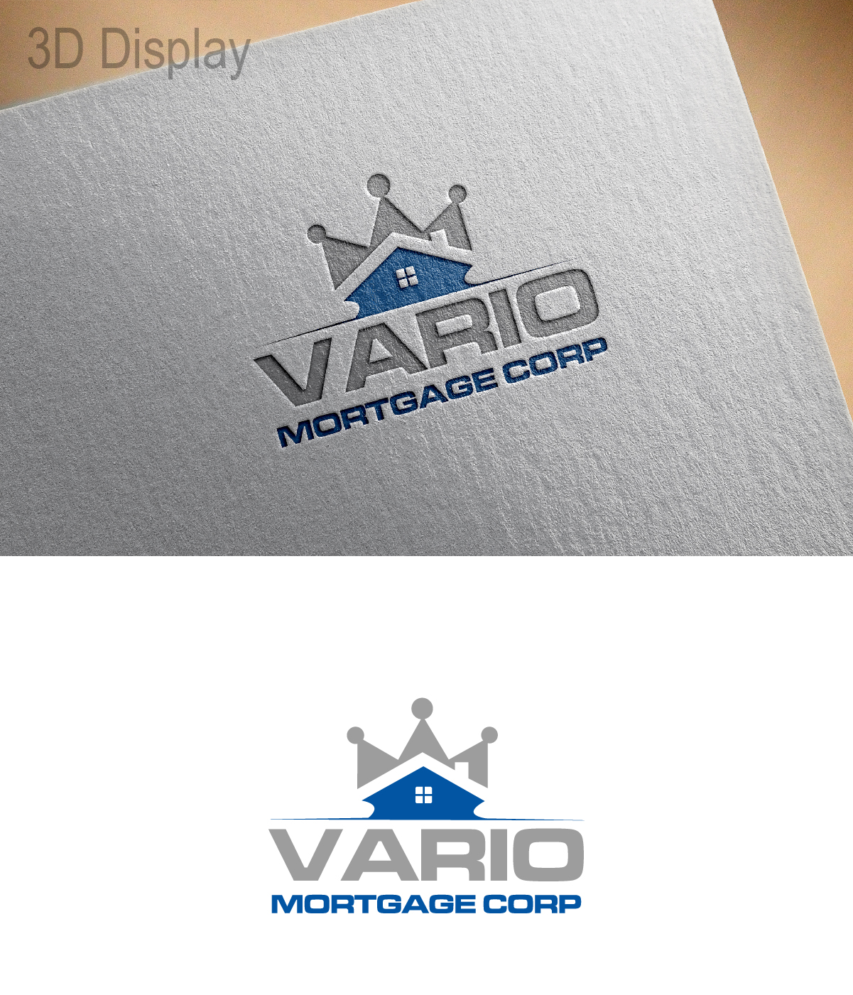 Logo-Design von 3Guys für Vario Mortgage Corp. | Design #13197489