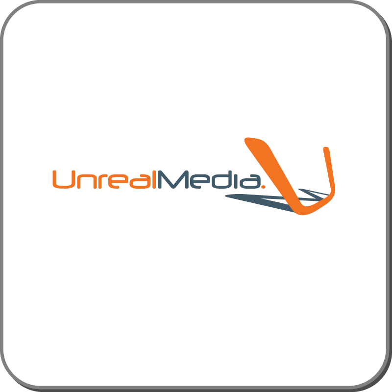 Diseño de Logo por sD para Unreal Media  | Diseño: #31497