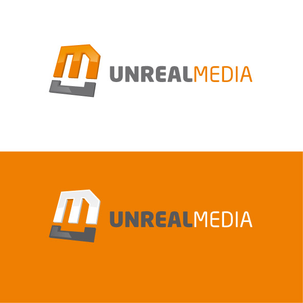 Diseño de Logo por Alternactive para Unreal Media  | Diseño #31325