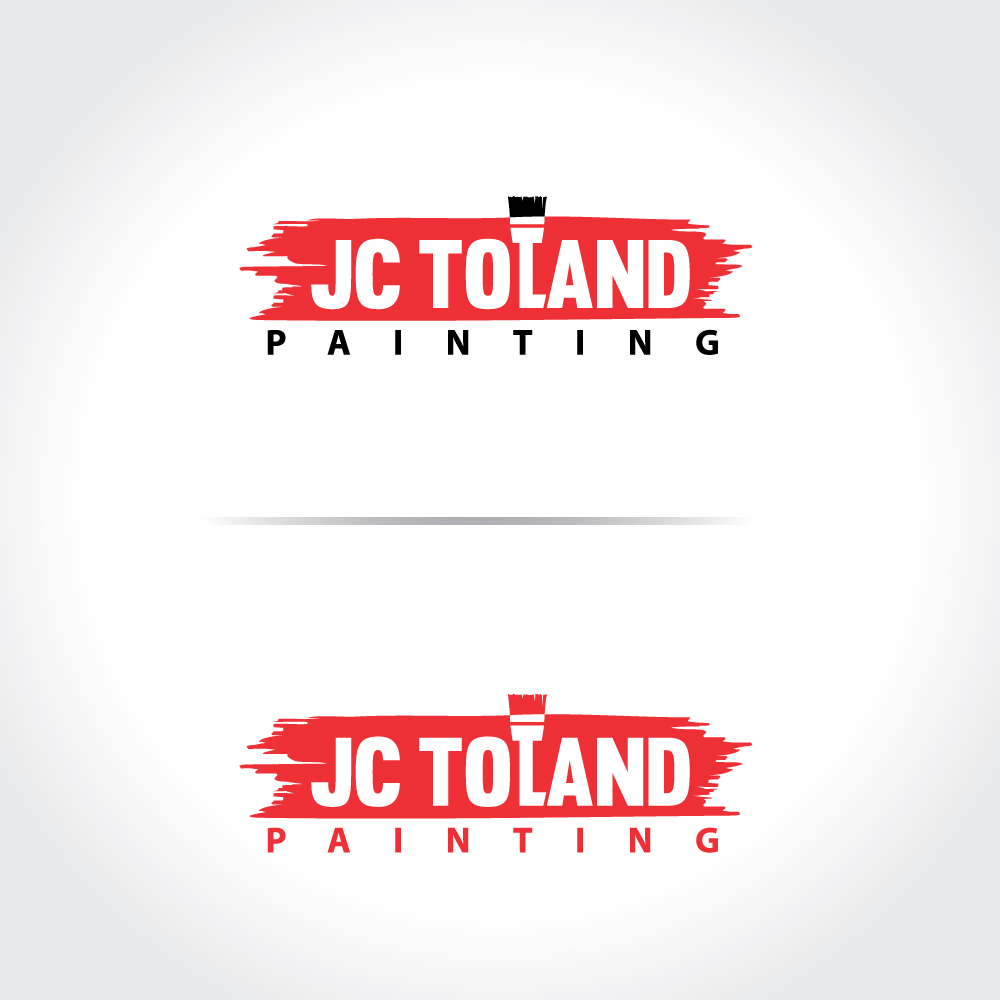 Masculine, Serious, Painting Logo Design for JC Toland Painting by