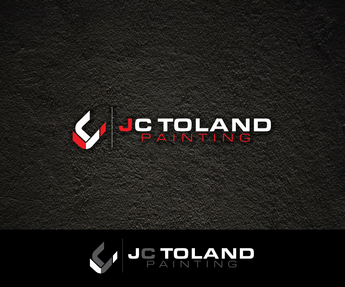 Masculine, Serious, Painting Logo Design for JC Toland Painting by