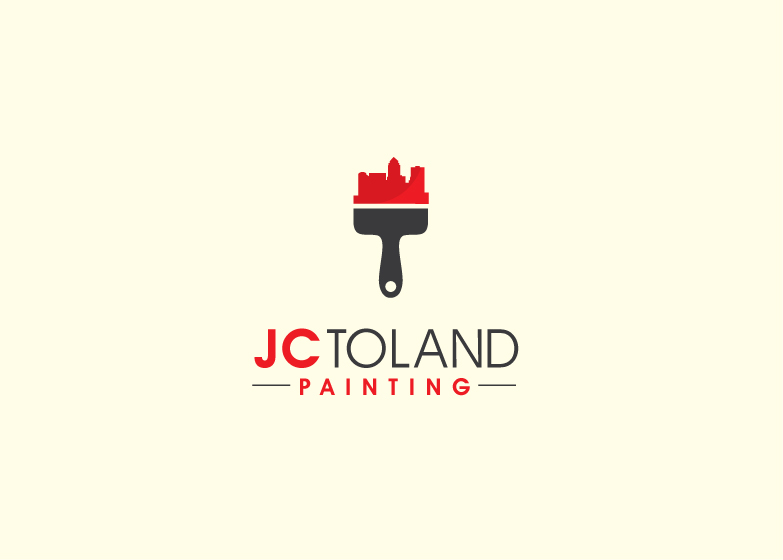 Masculine, Serious, Painting Logo Design for JC Toland Painting by