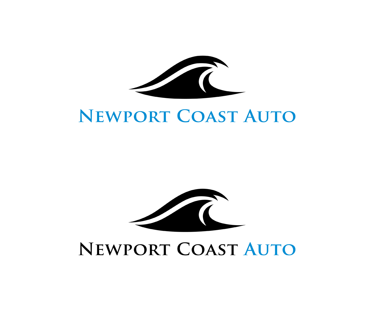 Logo Design by MoonFeather for Newport Coast Auto | Design #13176892