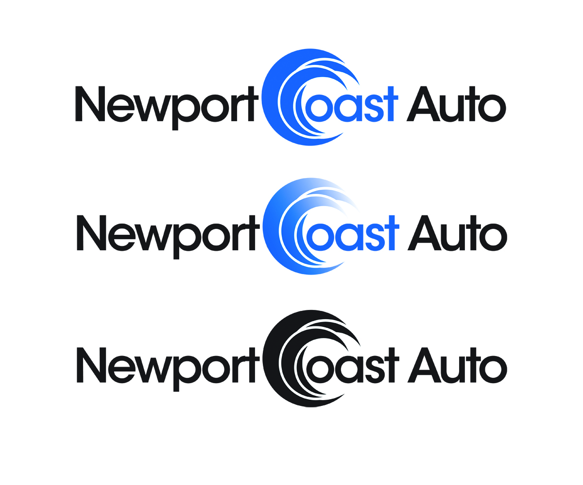 Logo Design by Hot Rod for Newport Coast Auto | Design #13198094