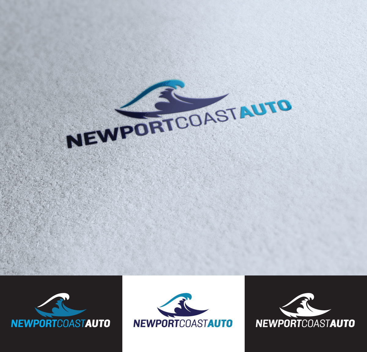 Logo Design by djnippa for Newport Coast Auto | Design #13275050
