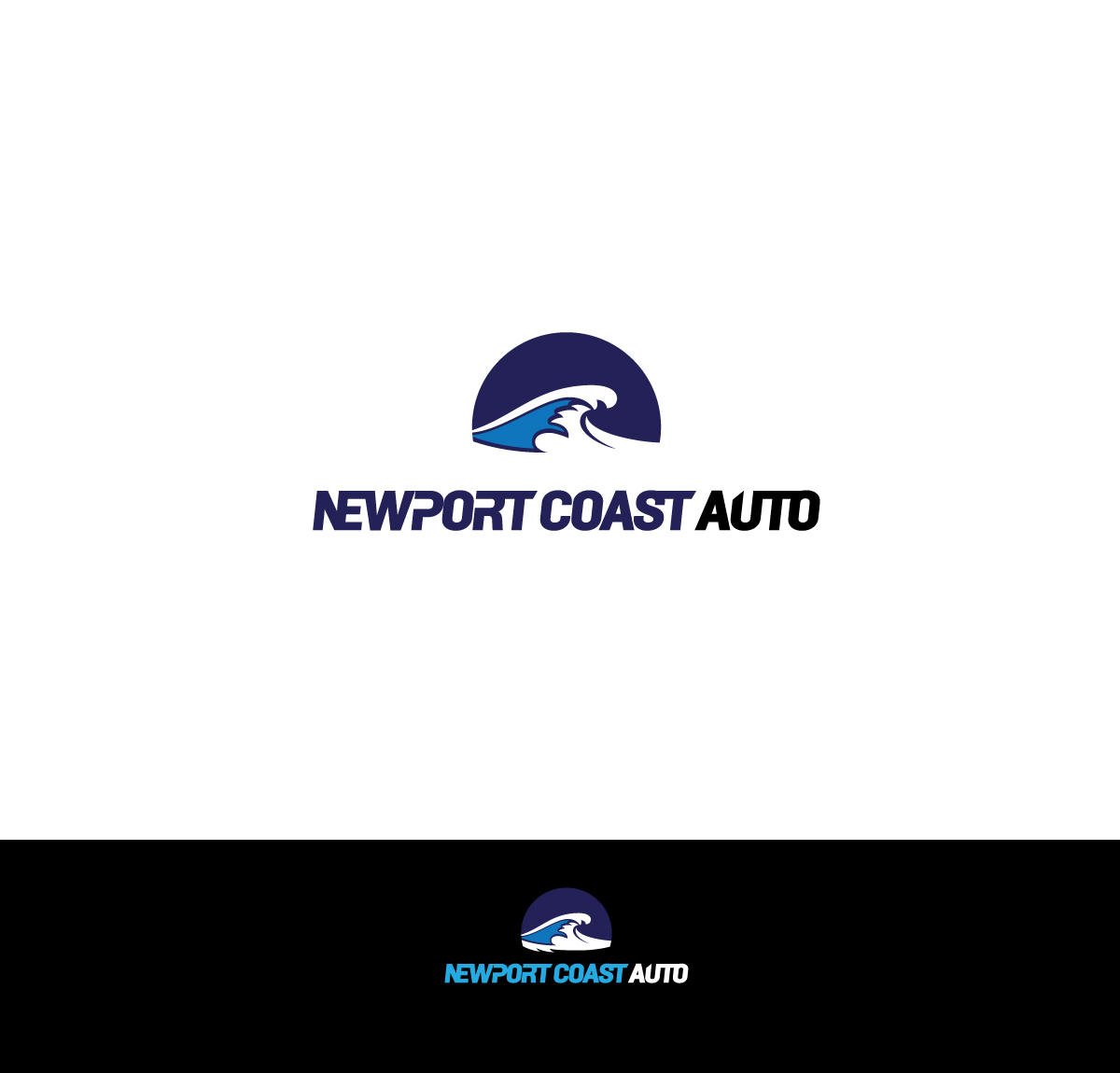 Logo Design by djnippa for Newport Coast Auto | Design #13304756