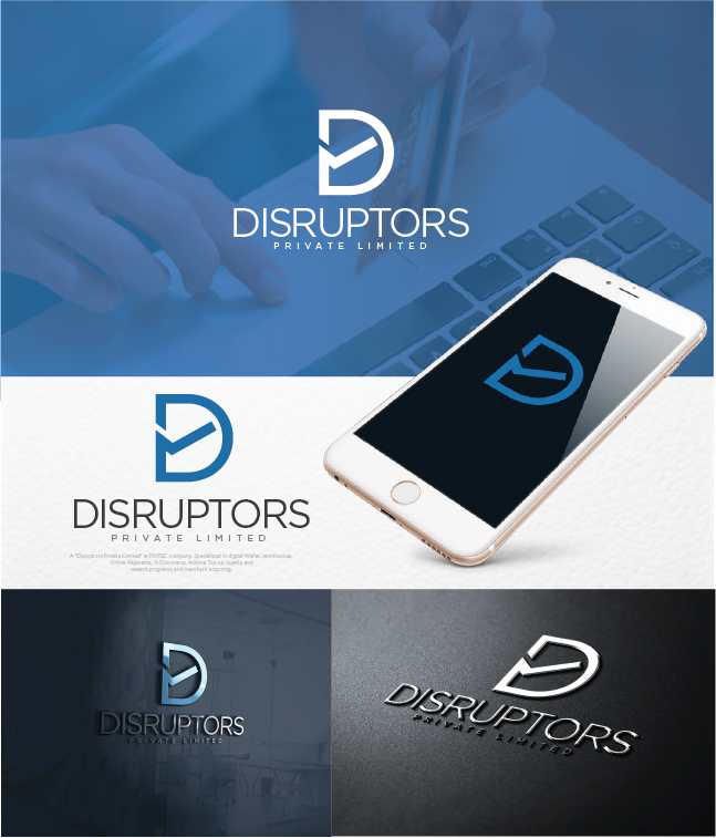 Logo Design by 8colors for Disruptors Private Limited | Design: #13337865