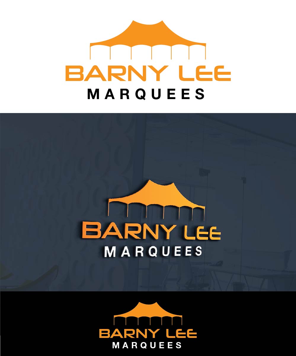 Logo Design by joliau for Barny Lee Marquees Ltd | Design #13182120