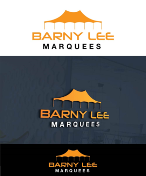 Logo Design by joliau for Barny Lee Marquees Ltd | Design: #13182120
