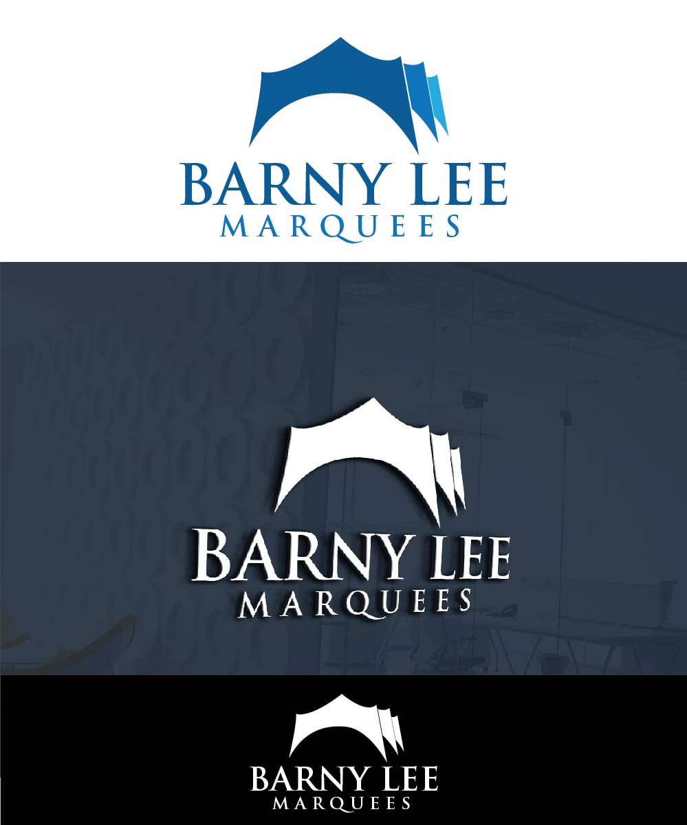 Logo Design by joliau for Barny Lee Marquees Ltd | Design #13182121