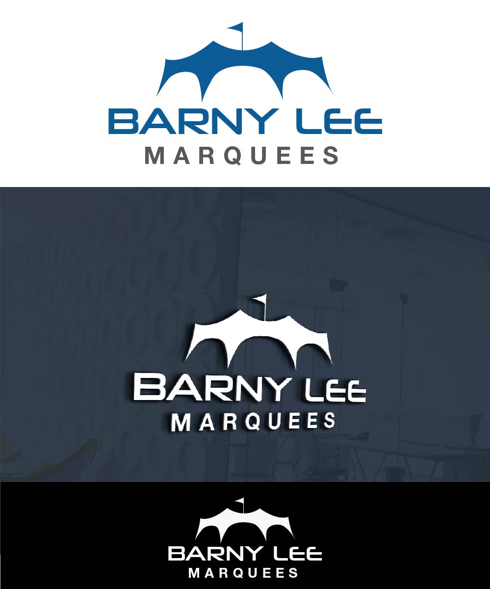 Logo Design by joliau for Barny Lee Marquees Ltd | Design #13182122