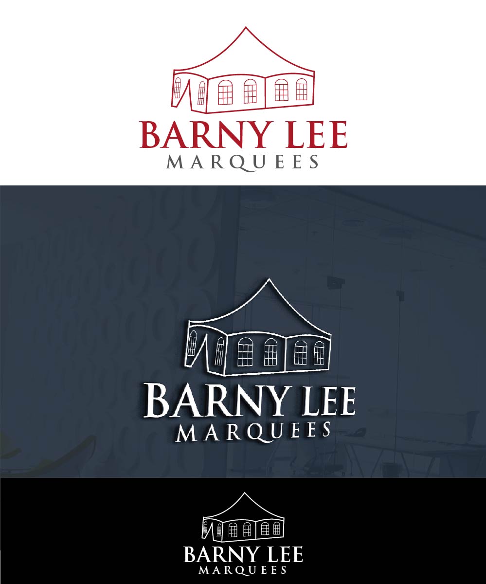 Logo Design by joliau for Barny Lee Marquees Ltd | Design #13182123